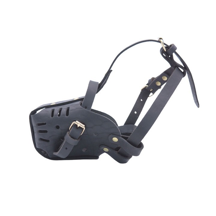Genuine Leather Dog Muzzle
